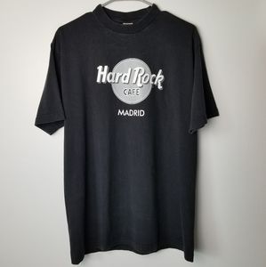 Vintage Hard Rock Cafe Madrid graphic t-shirt L